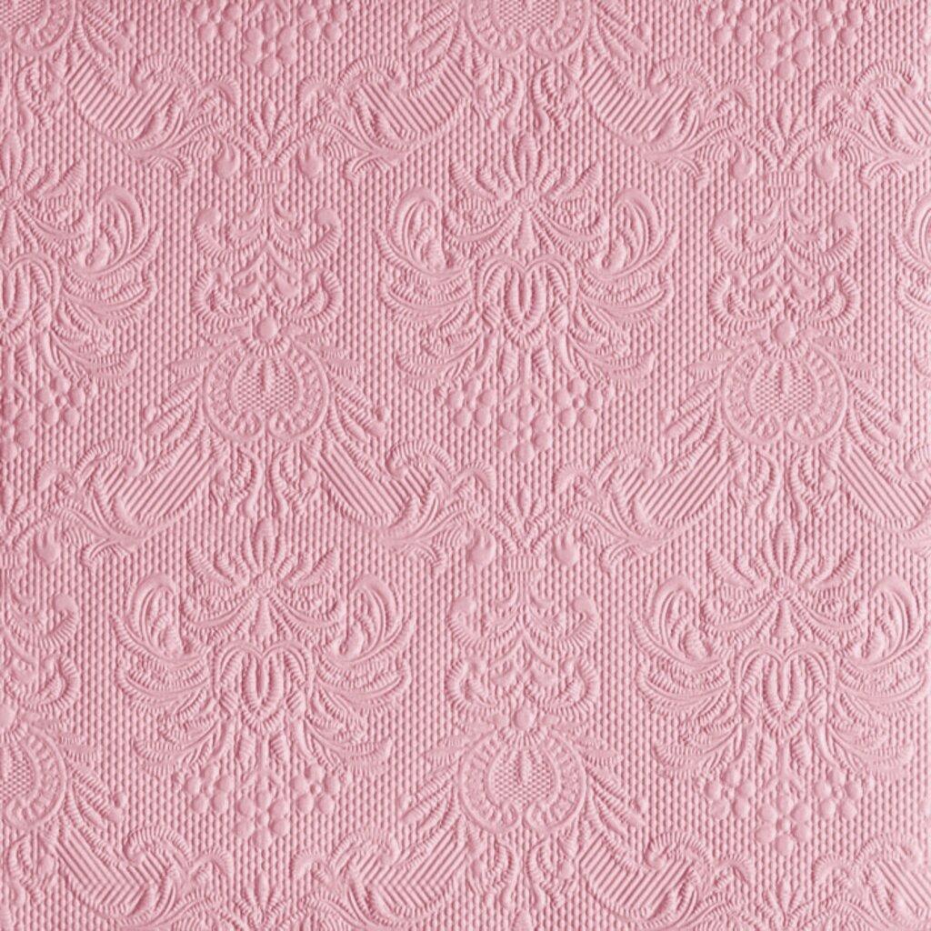 Servietter middag, elegance pastell rose – 15 stk