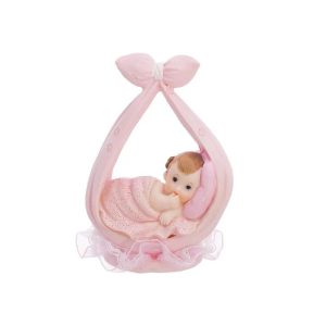 Kakefigur baby - Rosa