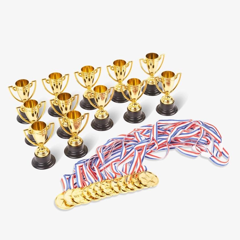 Medaljer og pokaler - 24 stk