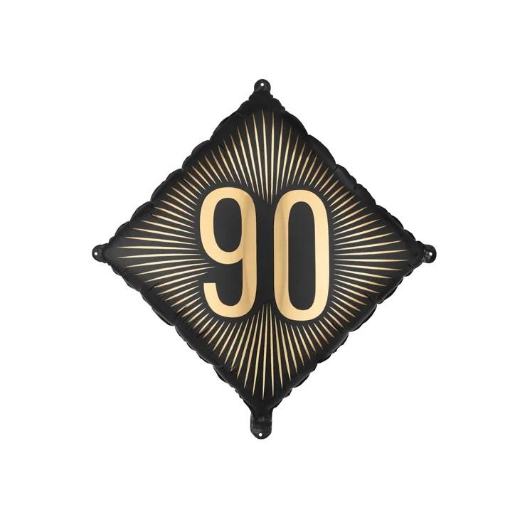 Folieballong diamant - 90 år