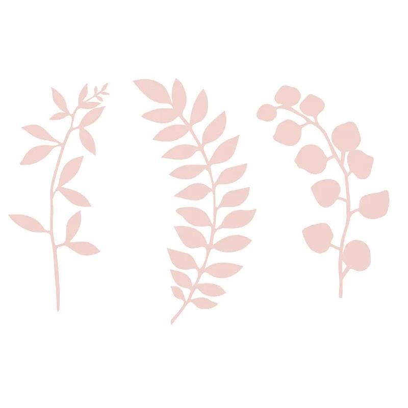 Bordpynt Blader, Rosa – 9 stk