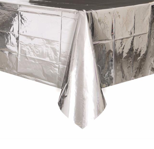 Plastduk - metallic sølv
