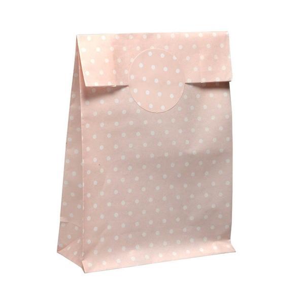 Snacksposer prikker, rosa – 10 stk