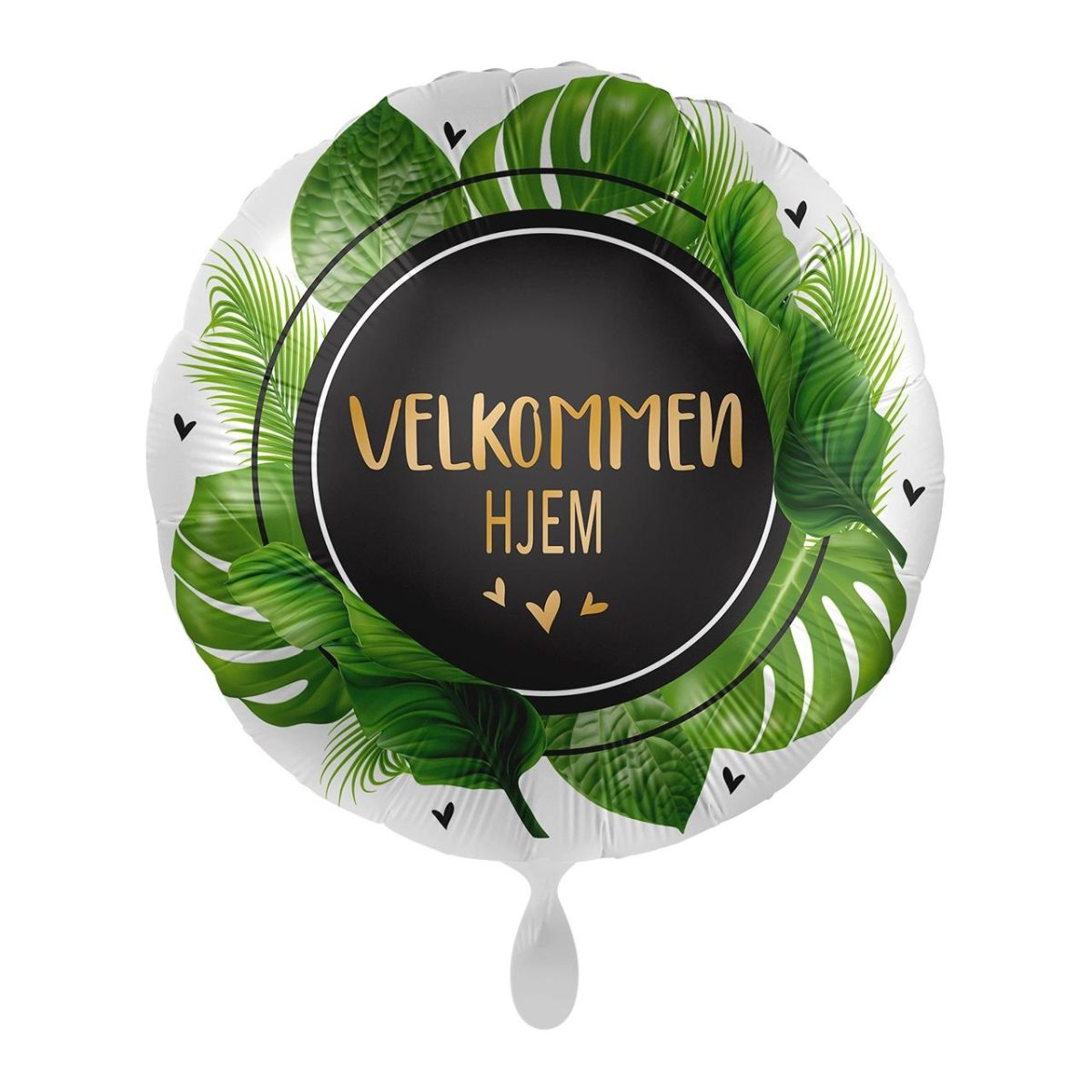 Folieballong, blader - Velkommen hjem