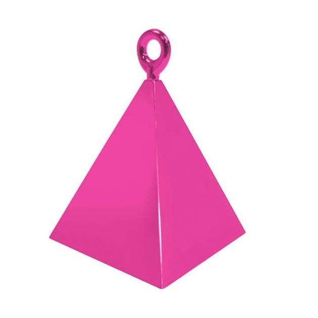 Ballongvekt pyramide - mørk rosa