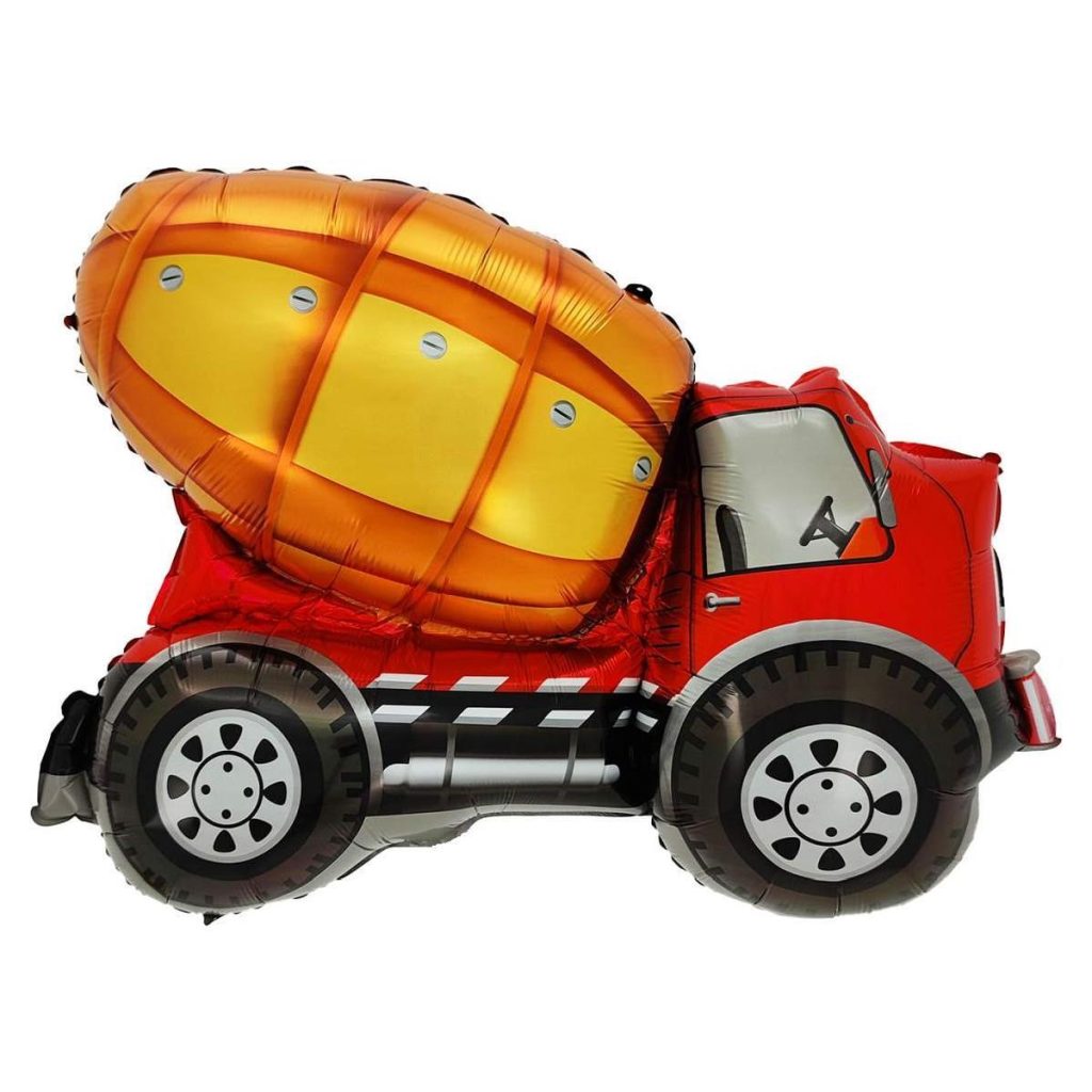 Folieballong betongbil - 67cm