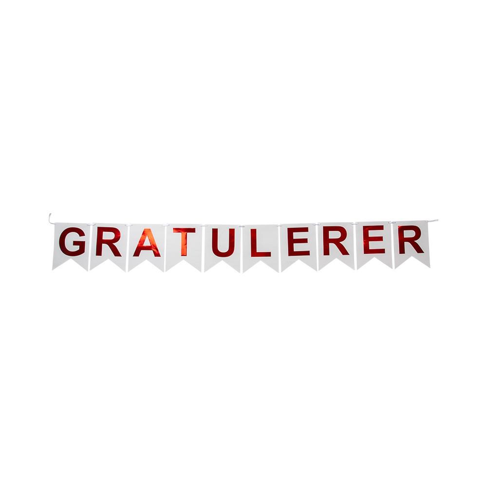 Banner, Gratulerer - 3.6m