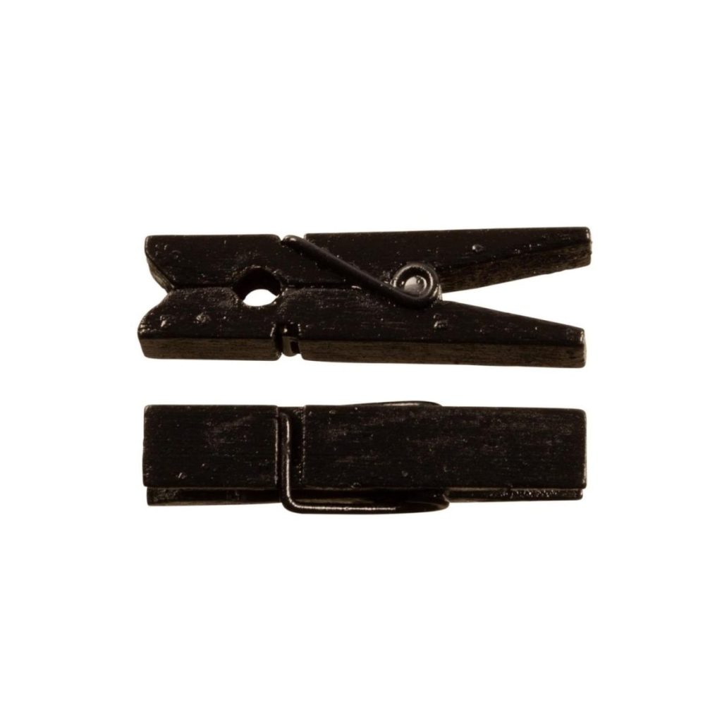 Pynteklyper medium, svart - 12 stk