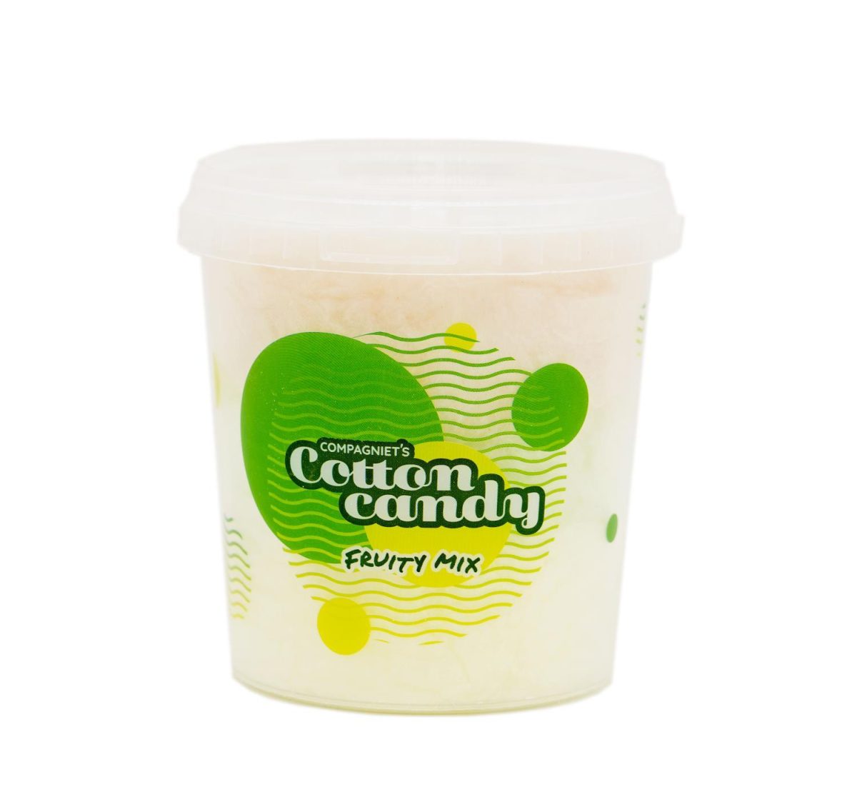 Sukkerspinn på boks, fruity miks - 50 g