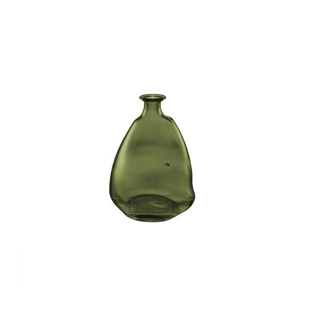Liten vase, abstrakt høy - olive