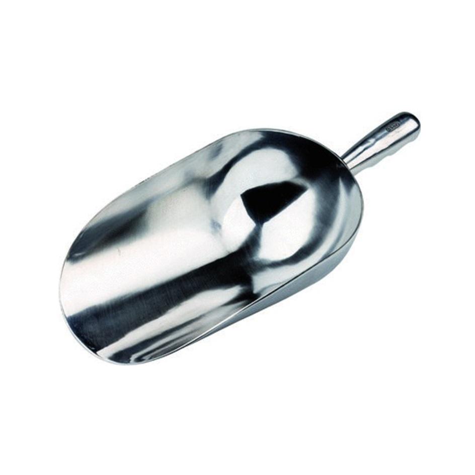 Isskuffe metall, latterlig stor