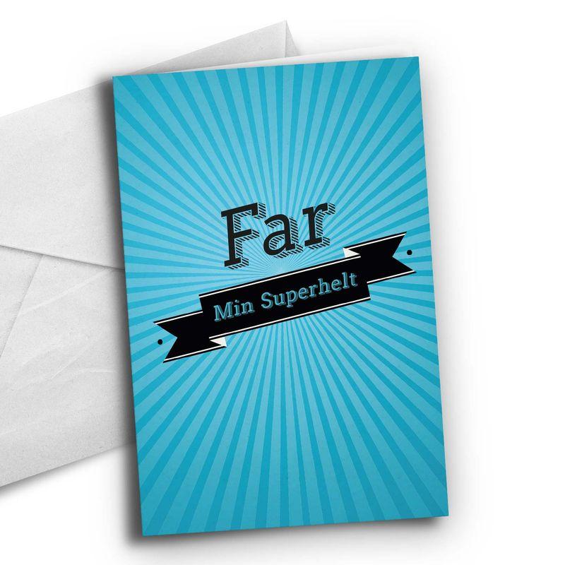 Kort - Far - Min superhelt