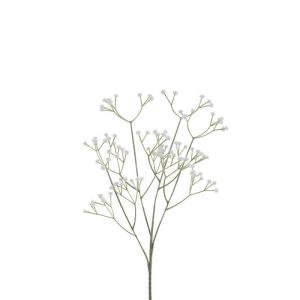 Naturtro brudeslør, 62cm - hvit