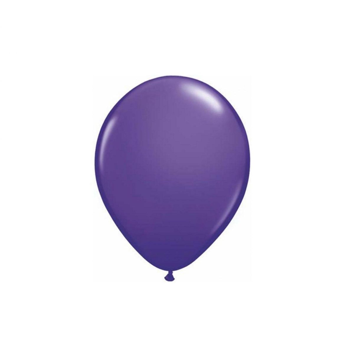 Ballonger 12 cm, mørk lilla - 10 stk