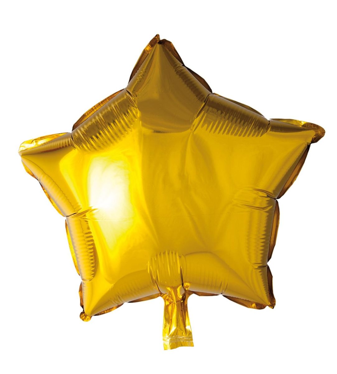 Folieballong, stjerne 45 cm - gull