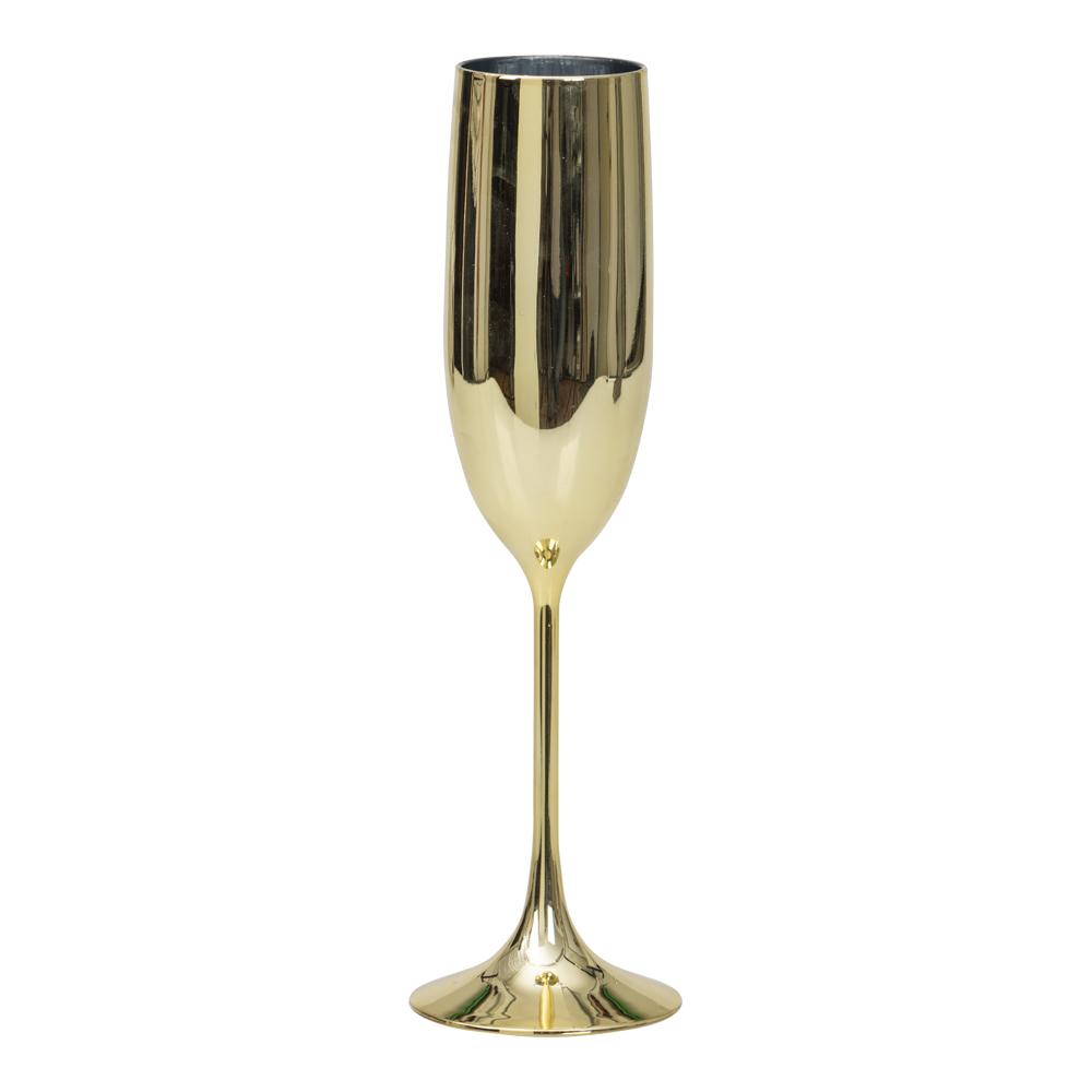 Champagneglass metallic gull