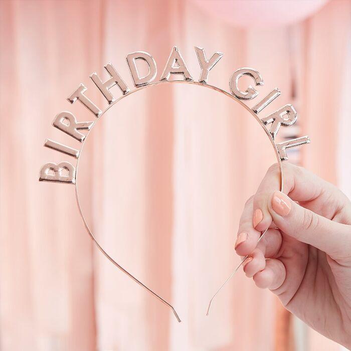 Hårbøyle, Birthday girl - rosegull