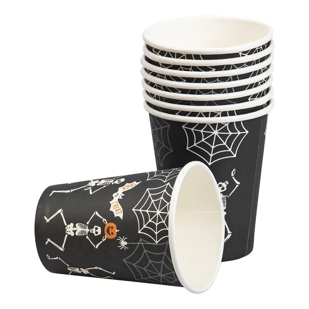 Pappkopper halloween – 8 stk