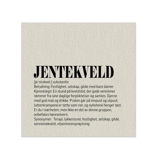 Servietter, Jentekveld – 20 stk