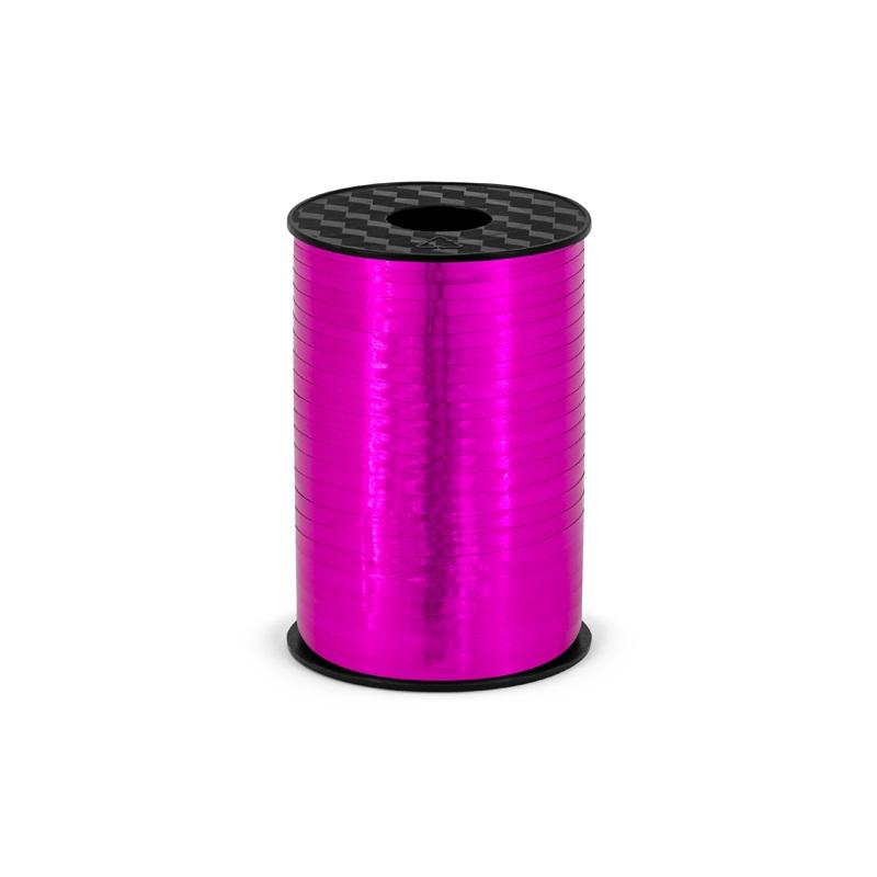 Ballongbånd, metallic rosa - 225 meter