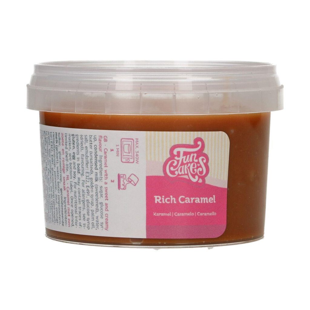 Ferdig ganache, fyldig karamell - 300g