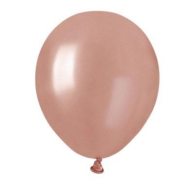 Ballonger rosegull, 13 cm - 100 stk