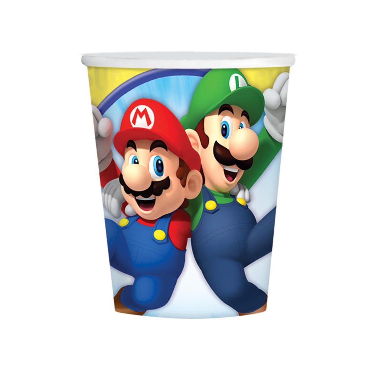 Pappkopper, Super Mario - 8 stk