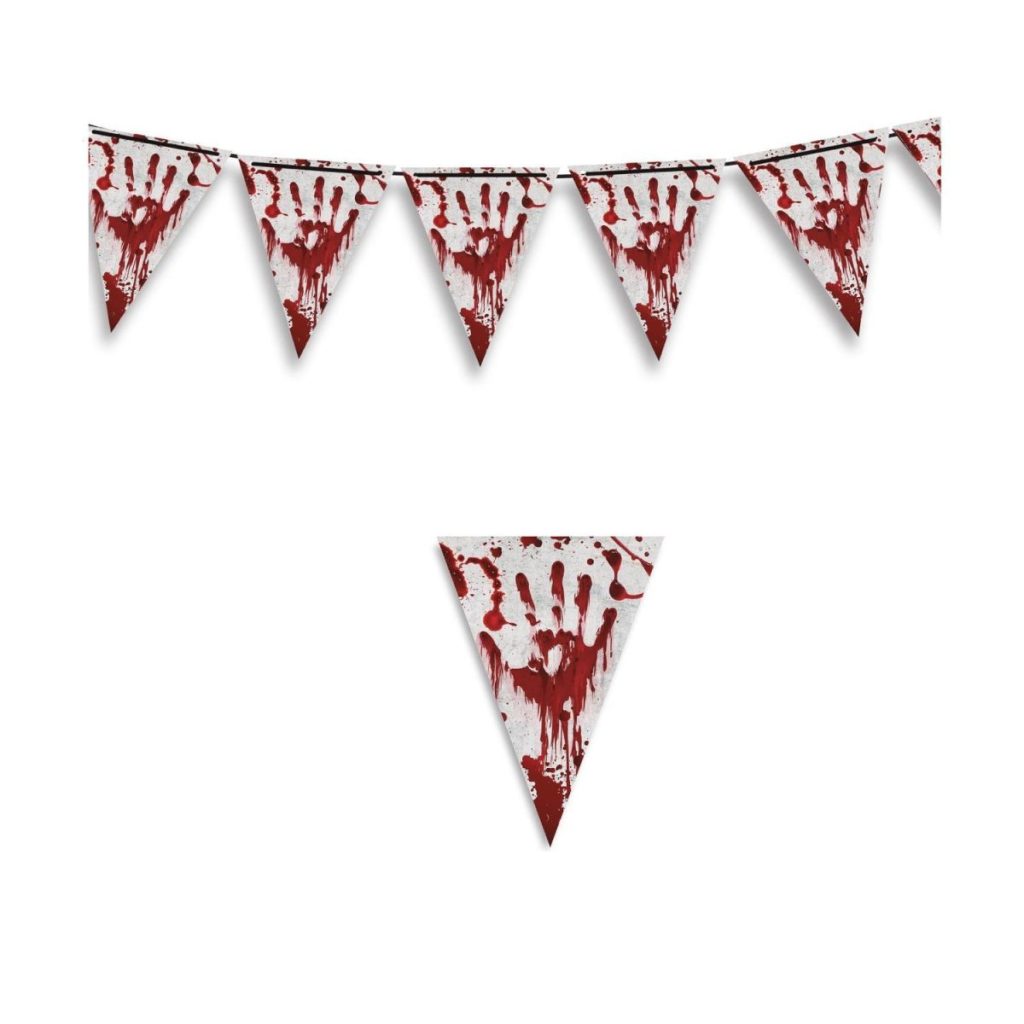 Flaggbanner, Blod - 3 meter