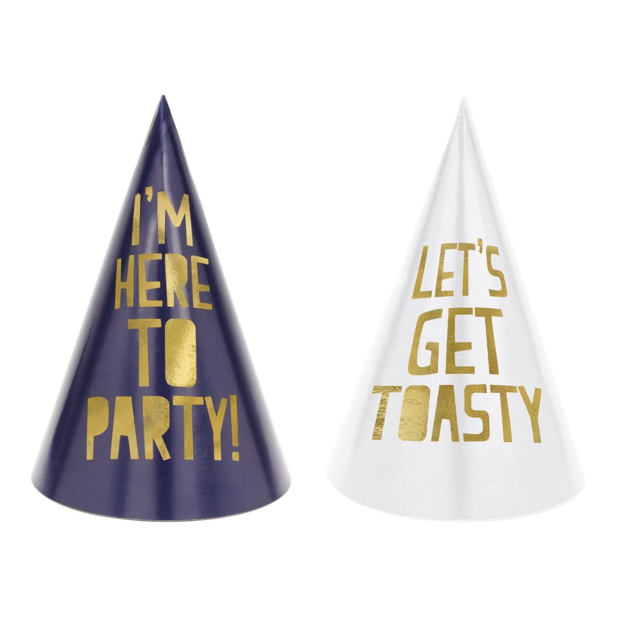 Partyhatter, I'm here to party - 6 stk