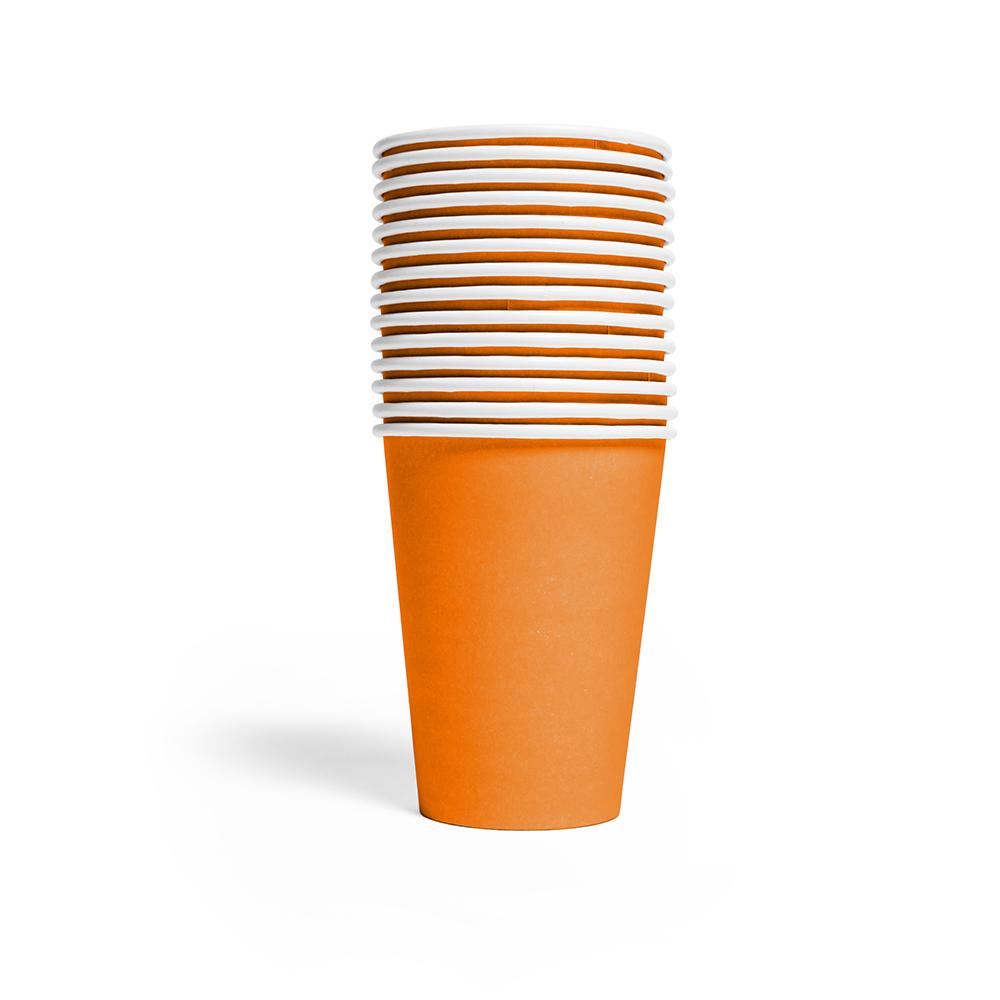 Pappkopper, Oransje - 14 stk