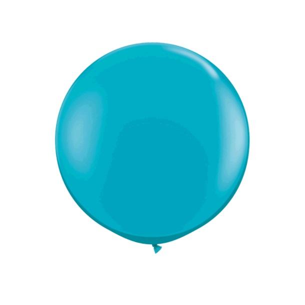 Ballong qualatex, tropical teal - 91 cm
