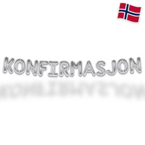 Ballongbanner, Konfirmasjon - Sølv