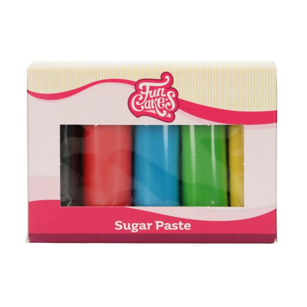 Fondant, 500g - Grunnfarger miks