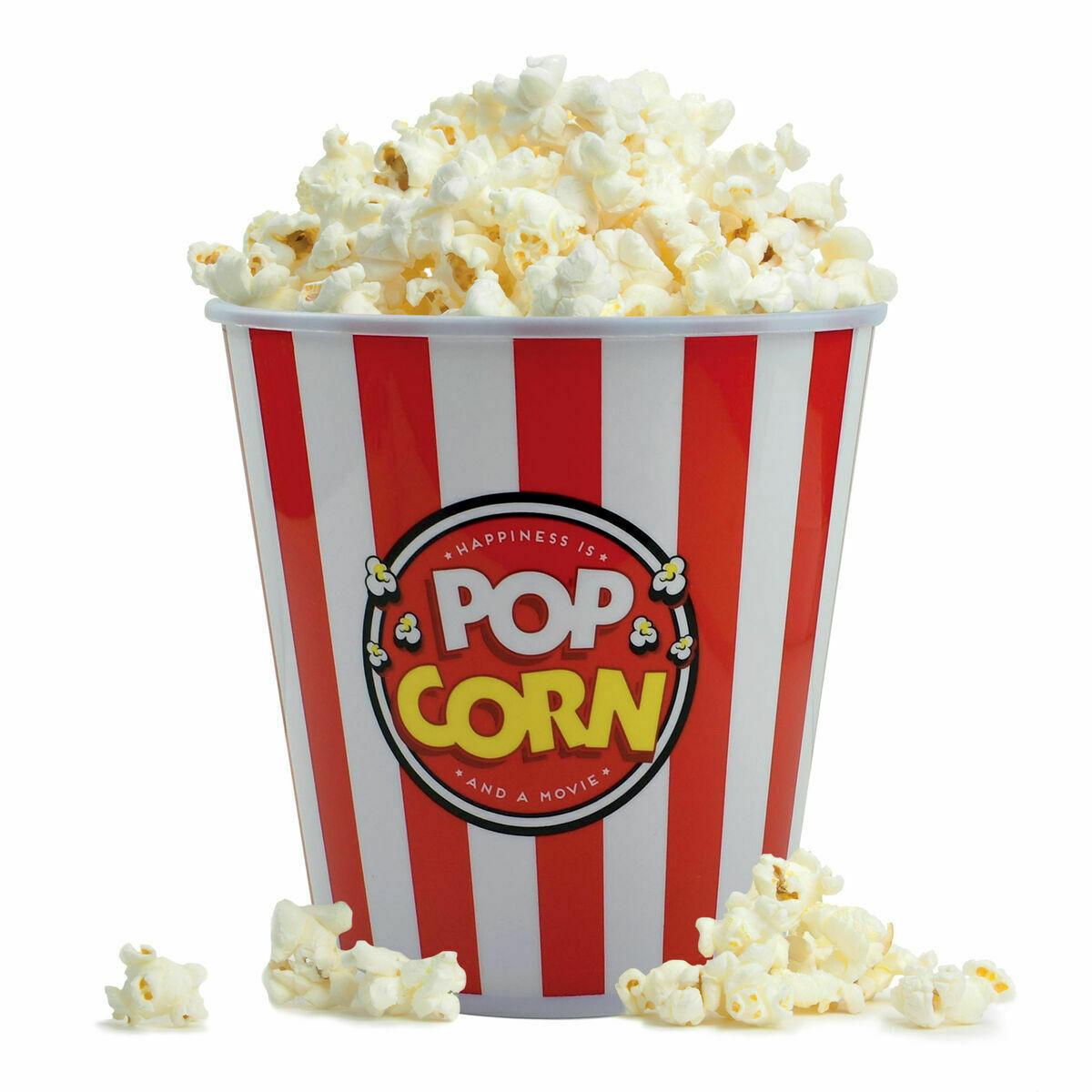 Retro popcornbøtte hardplast