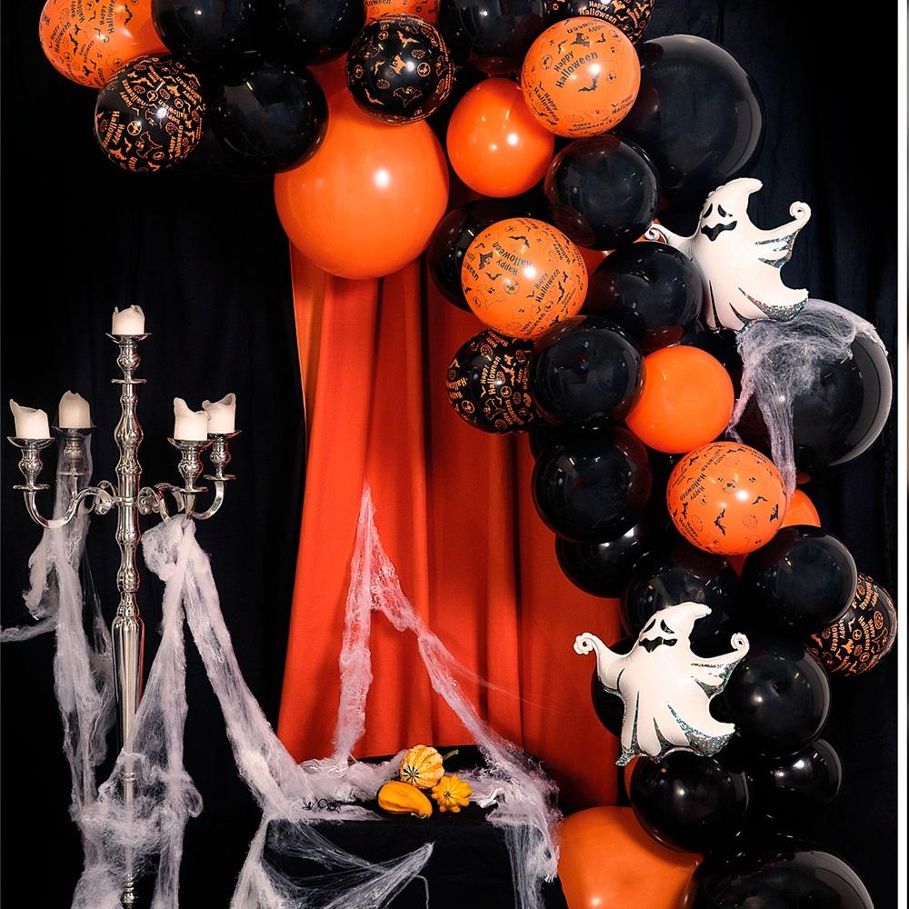 Ballongbue Halloween, gjør det selv - Svart og Oransje