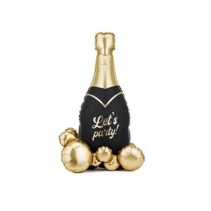 Folieballong, Champagneflaske - 114 cm