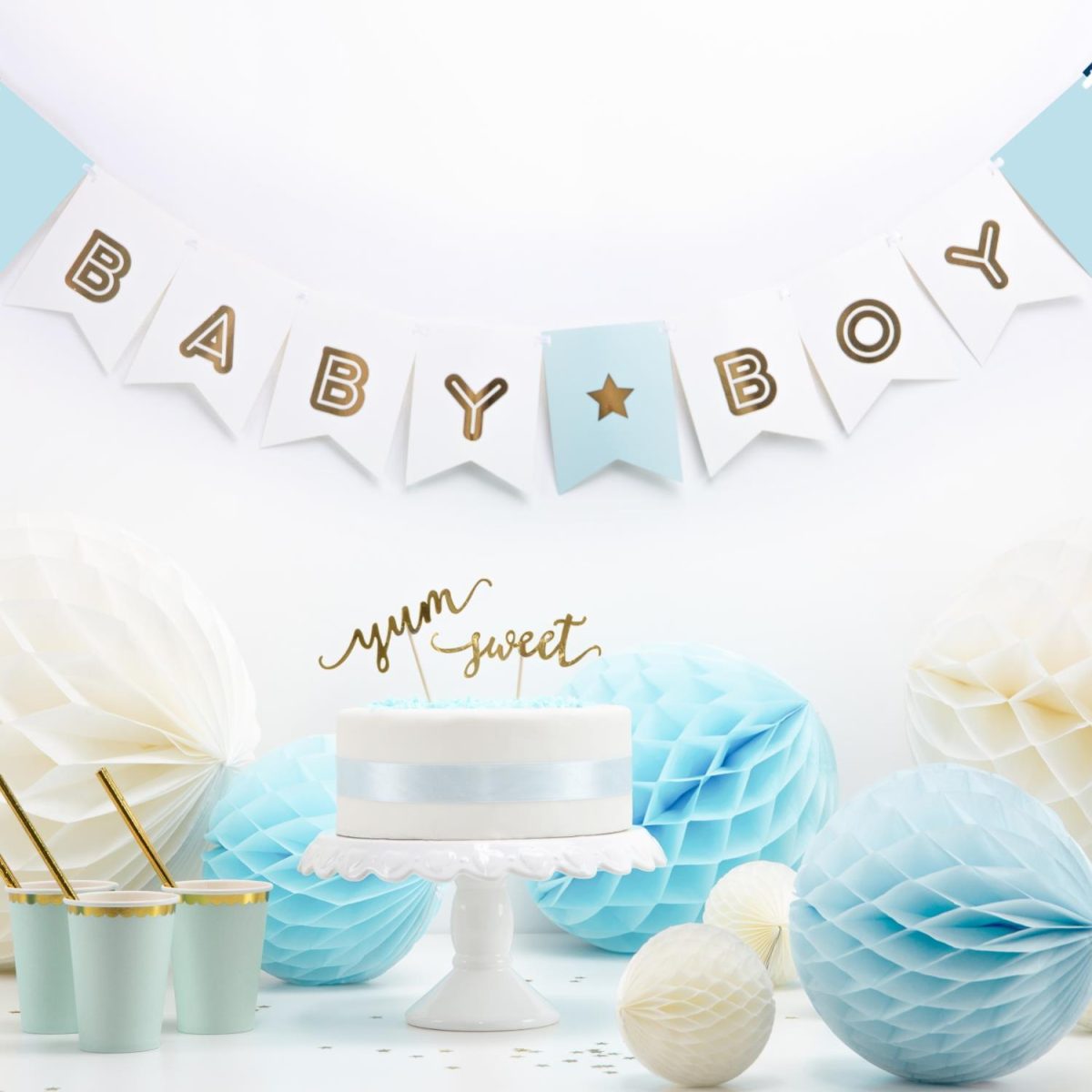 Girlander, baby boy - 1,6 meter