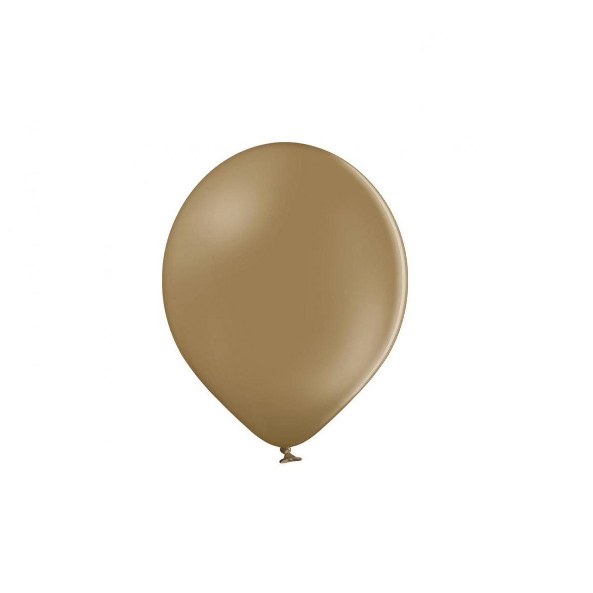 Ballonger 30 cm, kaffe brun - 10 stk