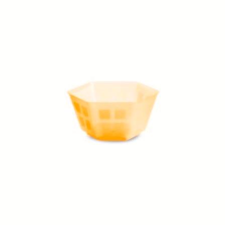 Isbeger plast, oransje 100 ml - 100 stk