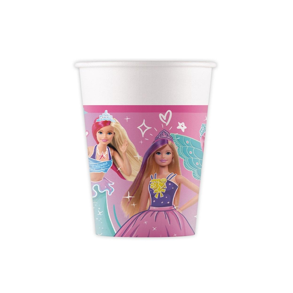 Pappkopper, Barbie - 8 stk