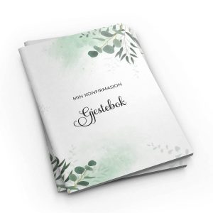 Gjestebok - Min konfirmasjon, eukalyptus