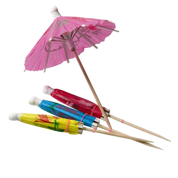 Drinkparaplyer - 144 stk
