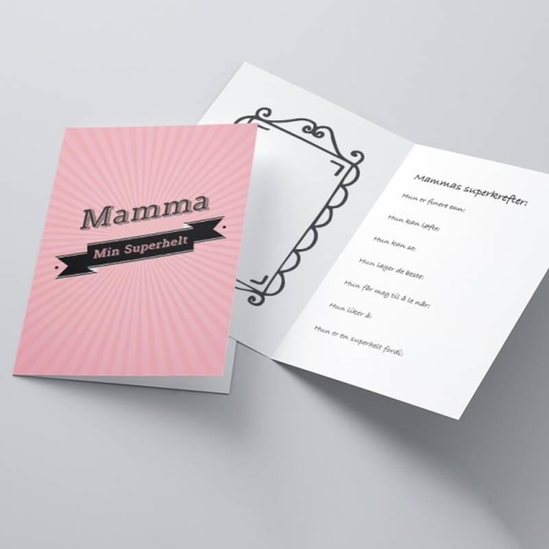 Kort - Mamma, min superhelt