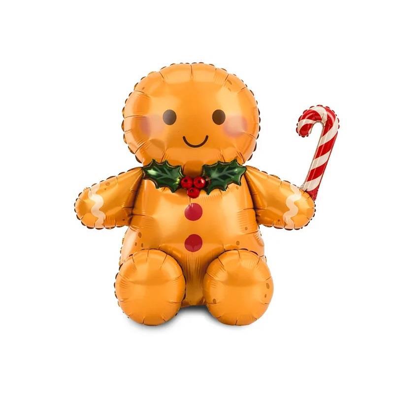 Folieballong, Pepperkakemann - 80 cm