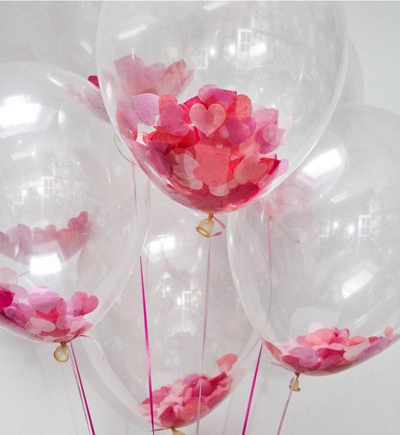 Ballonger premium, gjennomsiktig - 8 stk