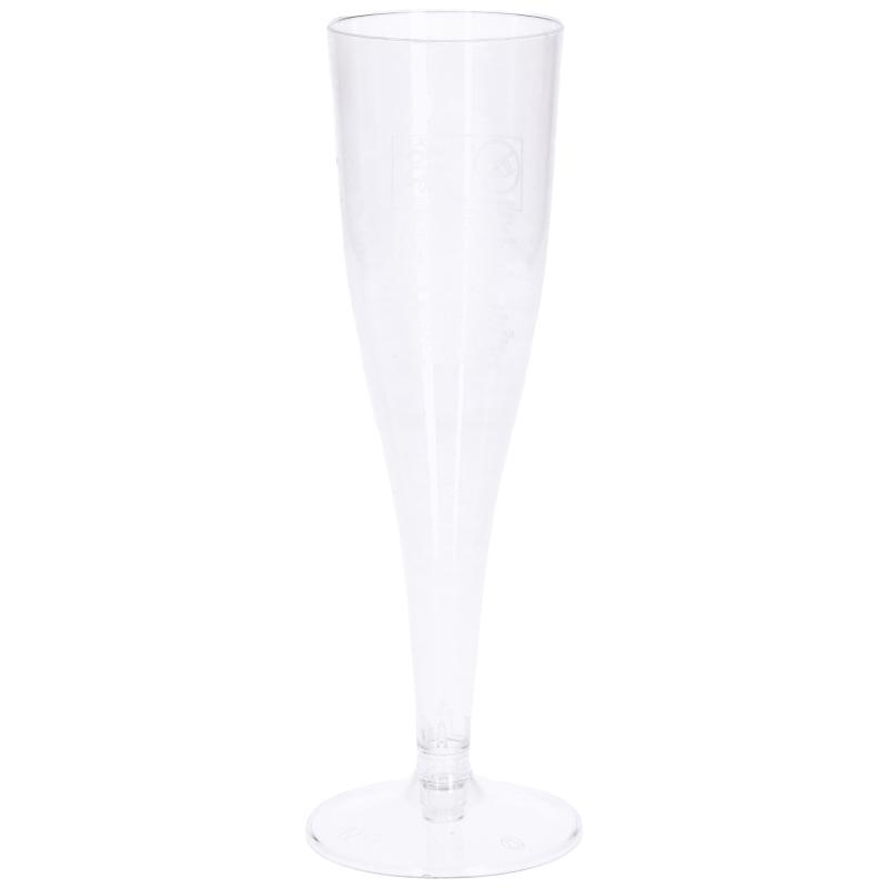 Plastglass, champagne - 4 stk
