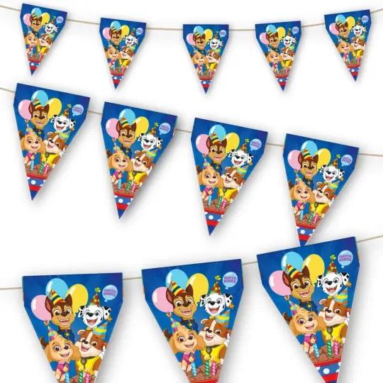 Flaggbanner, Paw patrolbursdag - 3m