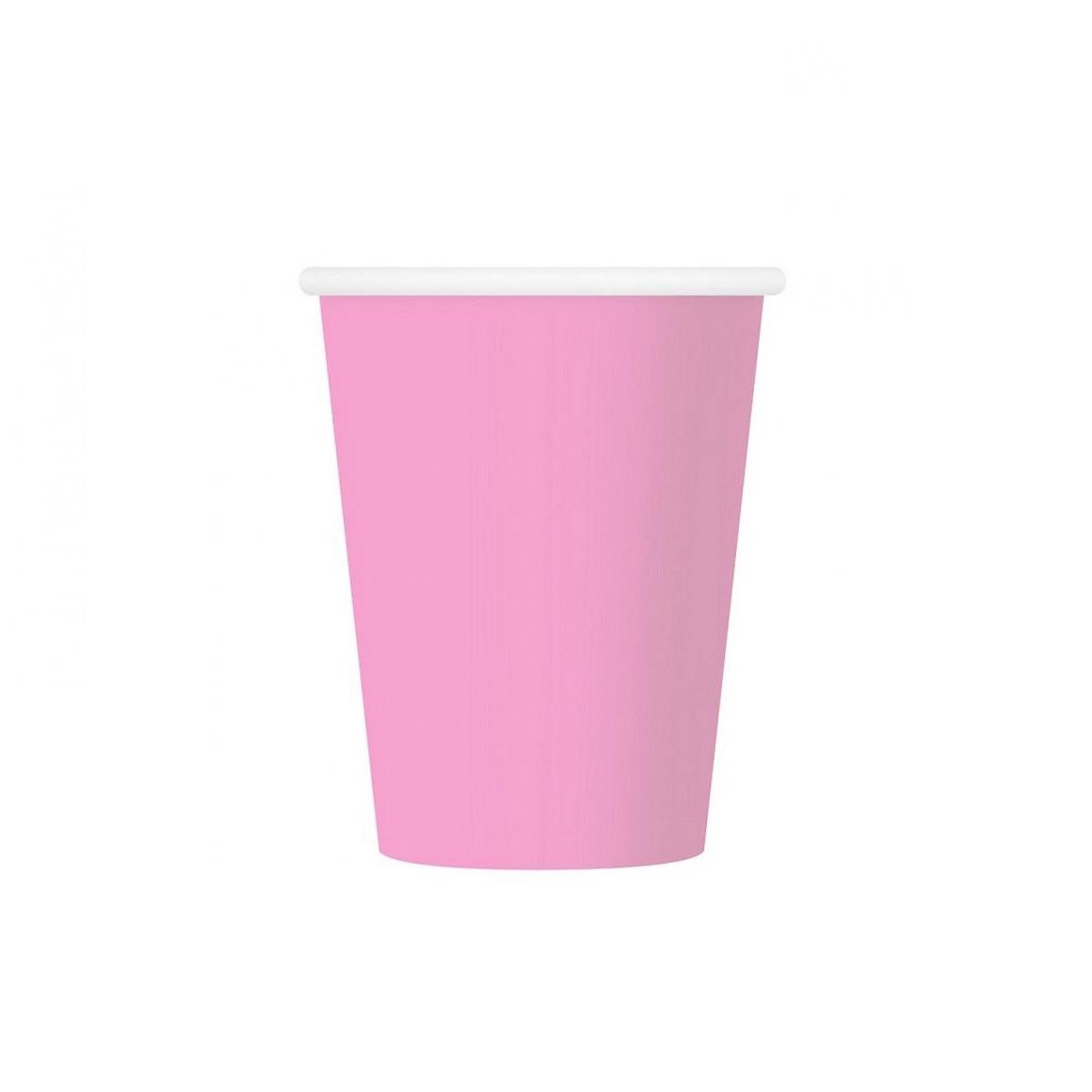 Pappkopper, rosa - 6 stk