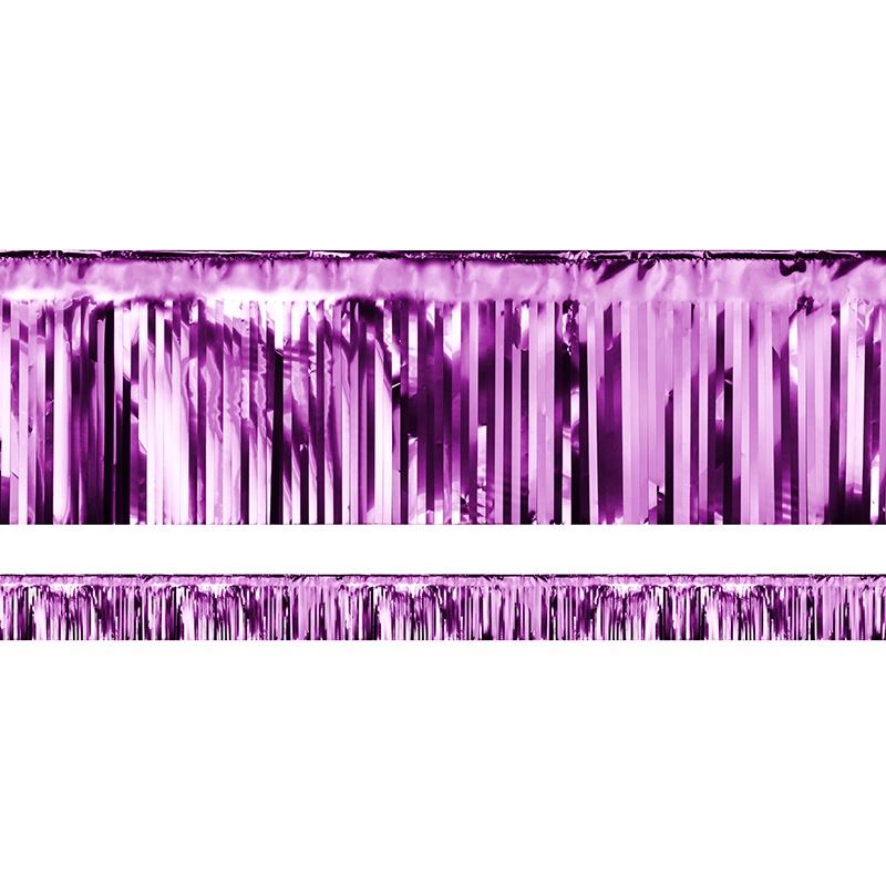 Girlander frynser, rosa - 4 meter