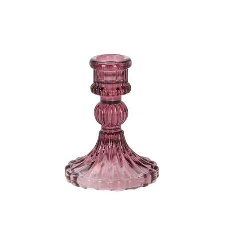 Lysestake til kronelys - Dusty rose